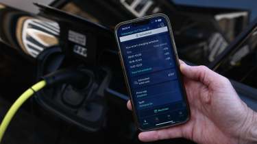 Volkswagen ID.7 Tourer long-termer - charging app